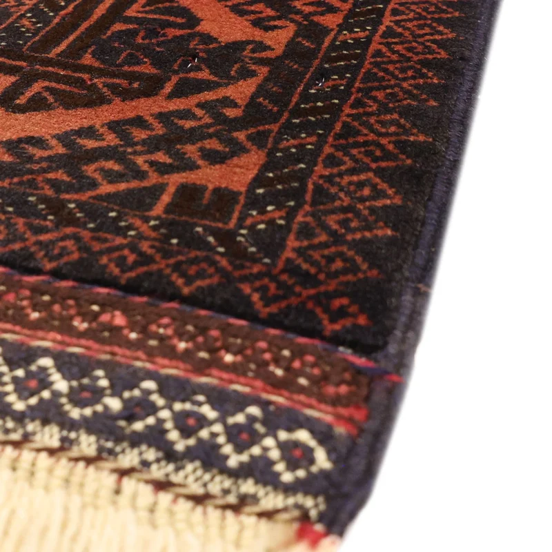 Belutsch Teppich 92x196cm - Orientteppich - dunkelrot