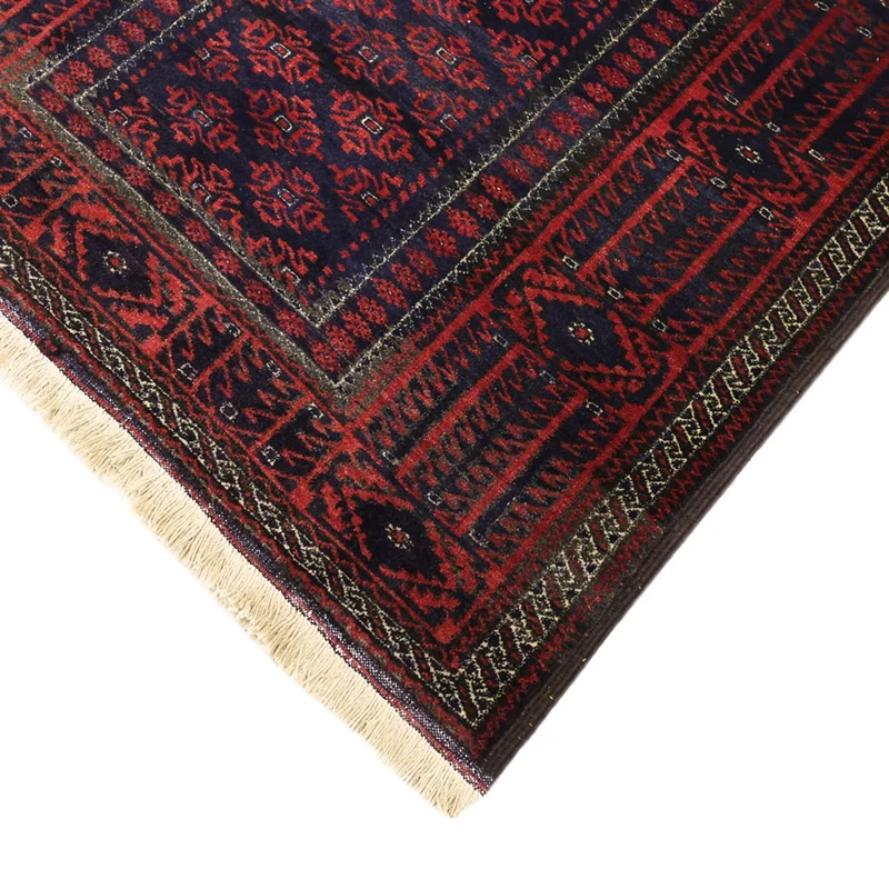 Belutsch Teppich 99x188cm - Orientteppich - dunkelrot