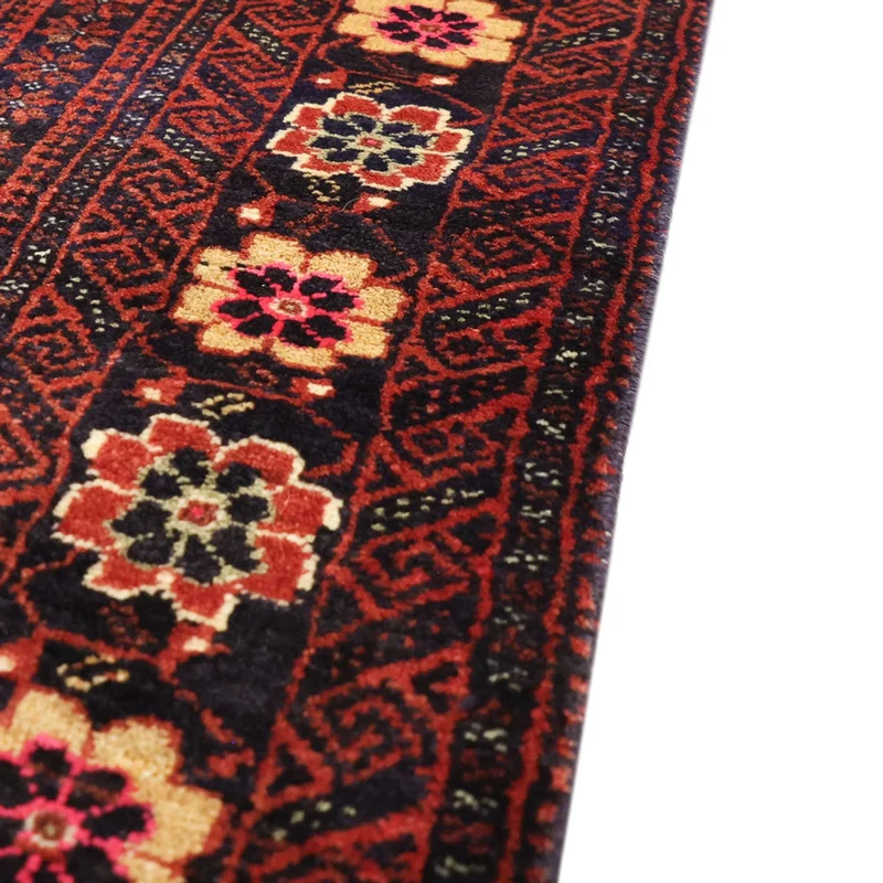 Belutsch Teppich 98x190cm - Orientteppich - dunkelrot