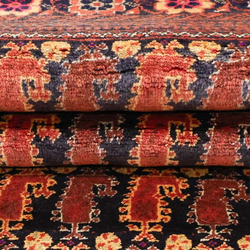 Belutsch Teppich 98x190cm - Orientteppich - dunkelrot