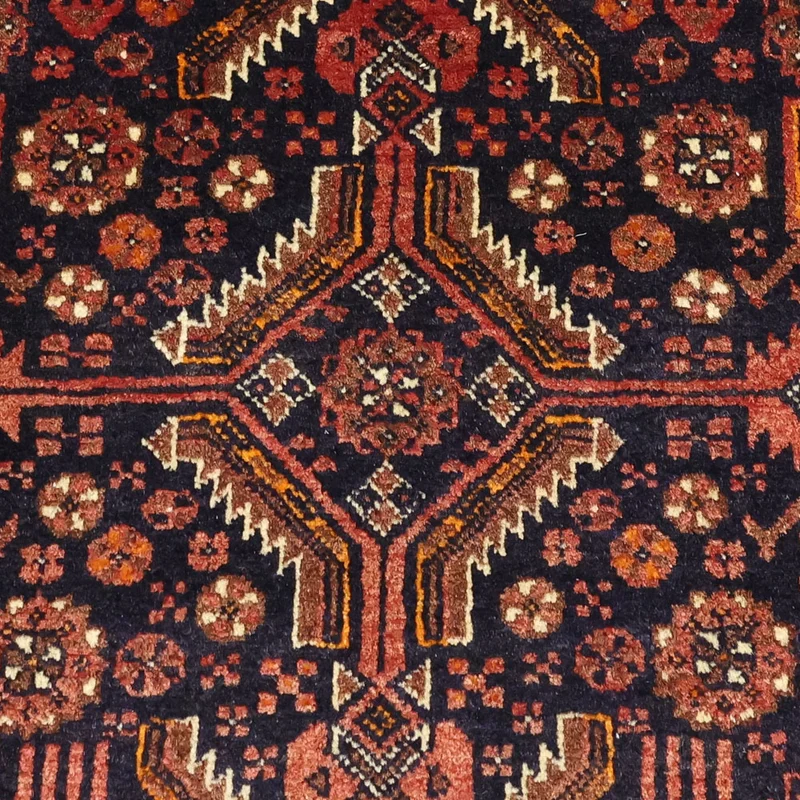Belutsch Teppich 109x198cm - Orientteppich - dunkelbraun