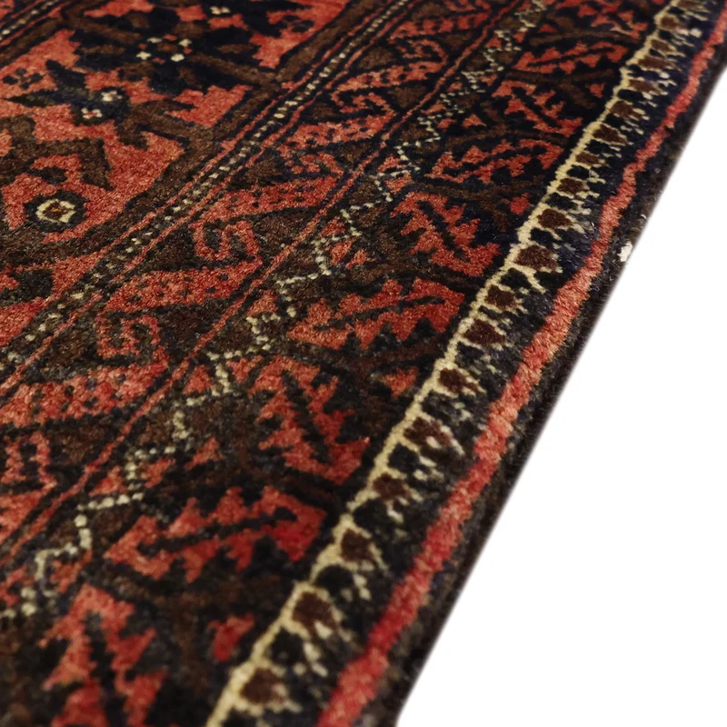 Belutsch Teppich 109x198cm - Orientteppich - dunkelbraun