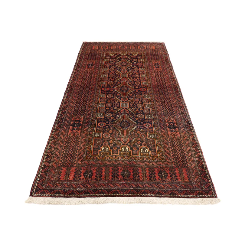 Belutsch Teppich 109x198cm - Orientteppich - dunkelbraun