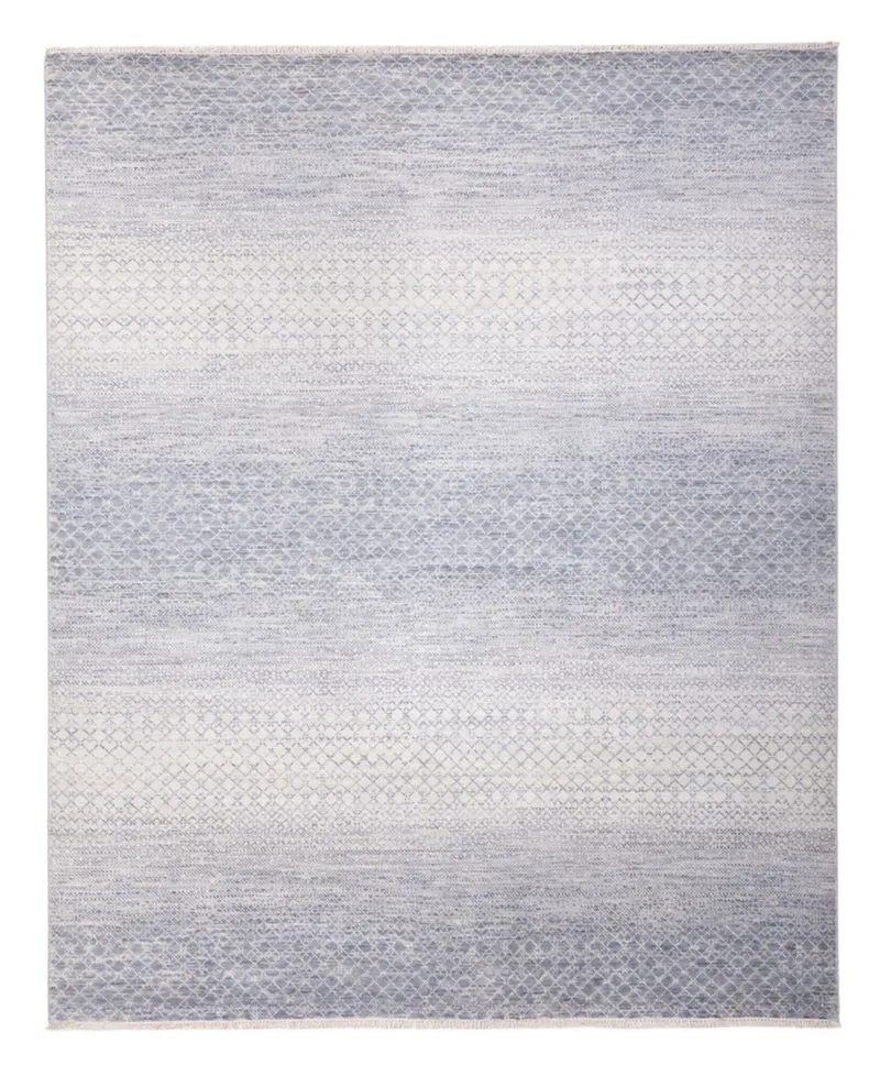 Designer Teppich 244x304cm - hellblau