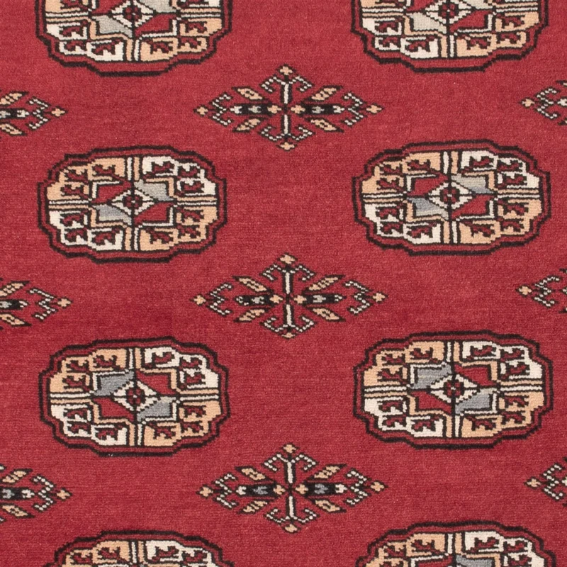 Pakistan Teppich 93x147cm - Orientteppich - rot
