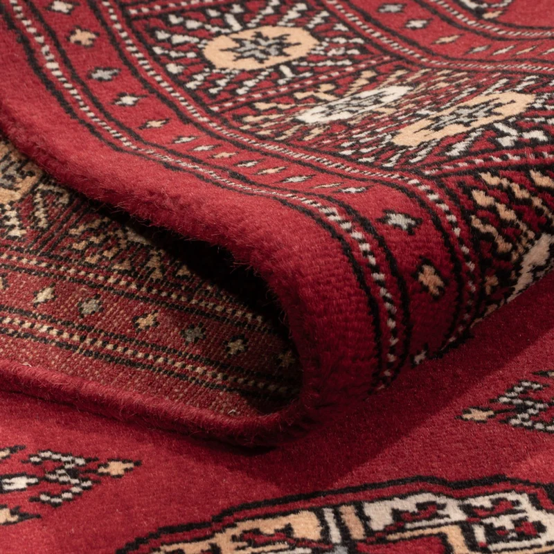 Pakistan Teppich 93x147cm - Orientteppich - rot