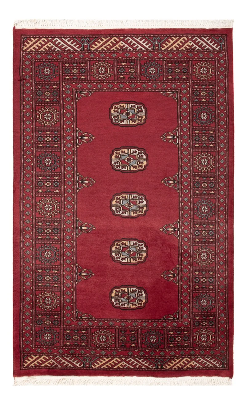 Pakistan Teppich 93x141cm - Orientteppich - rot