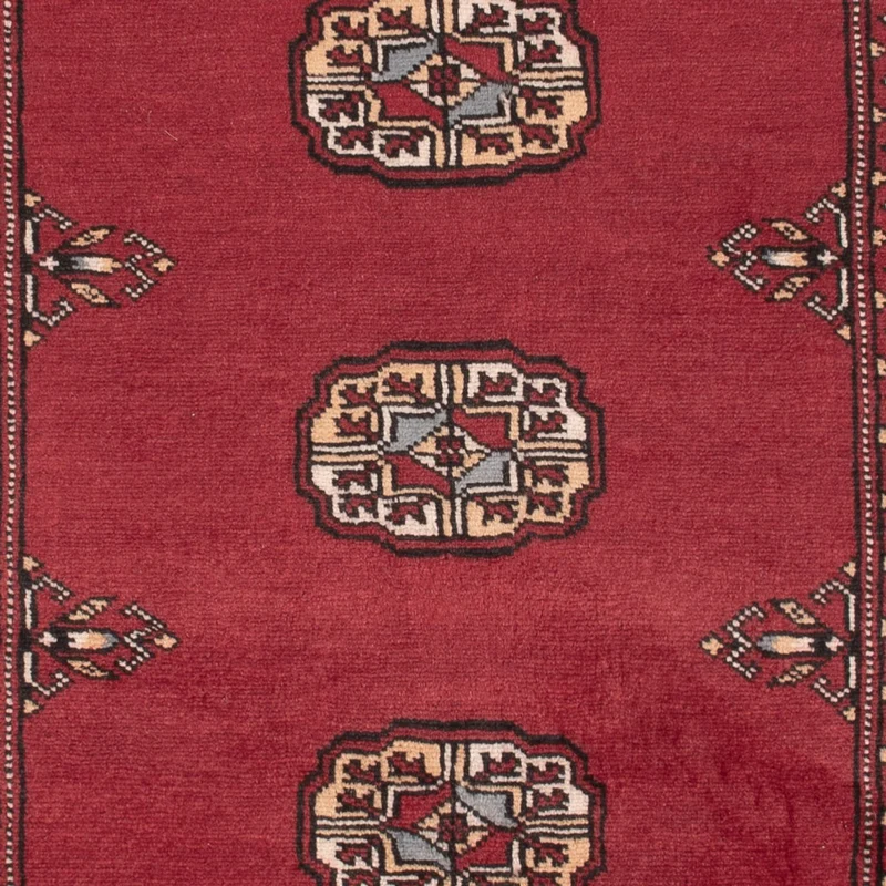 Pakistan Teppich 93x141cm - Orientteppich - rot