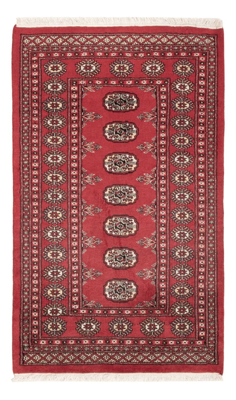 Pakistan Teppich 90x150cm - Orientteppich - rot