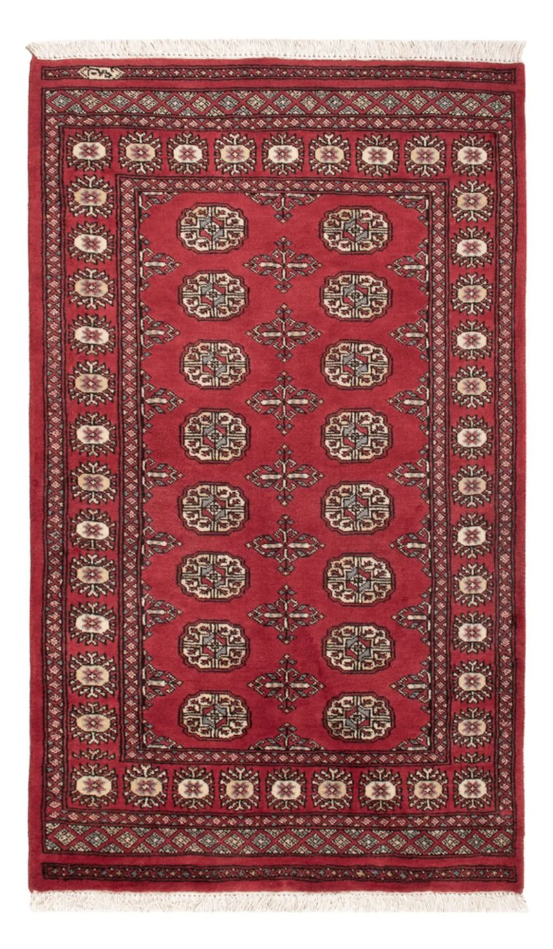 Pakistan Teppich 91x147cm - Orientteppich - rot