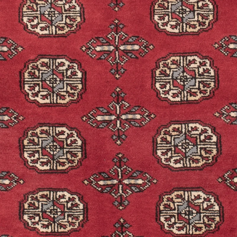 Pakistan Teppich 91x147cm - Orientteppich - rot