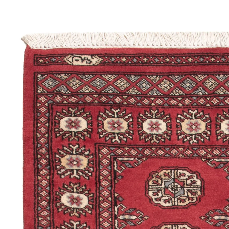 Pakistan Teppich 91x147cm - Orientteppich - rot