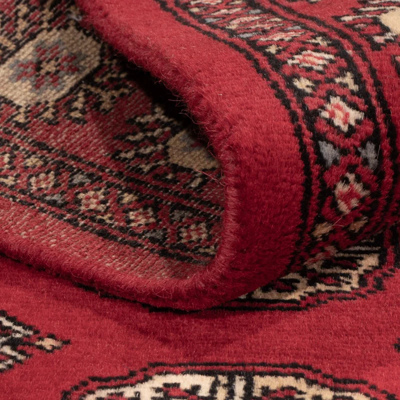 Pakistan Teppich 91x147cm - Orientteppich - rot