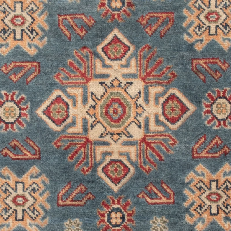 Kazak Teppich 101x154cm - Orientteppich - blau