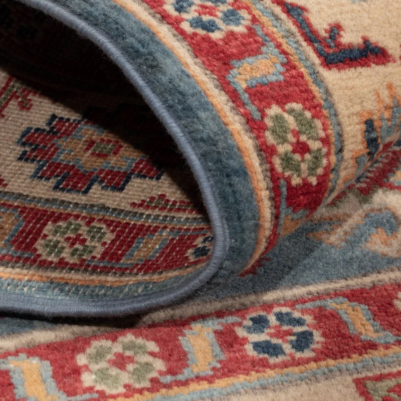 Kazak Teppich 101x154cm - Orientteppich - blau