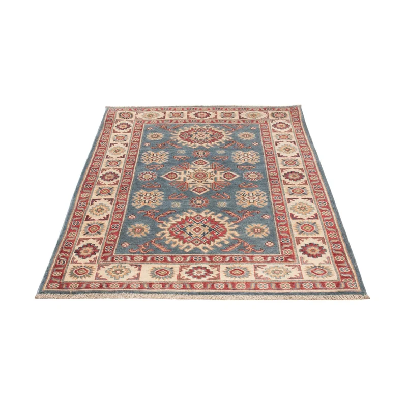 Kazak Teppich 101x154cm - Orientteppich - blau