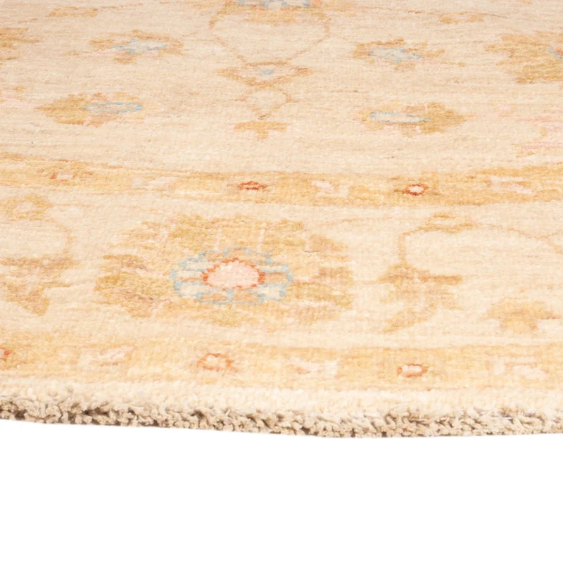 Ziegler Teppich rund - 199 x 200 cm - beige
