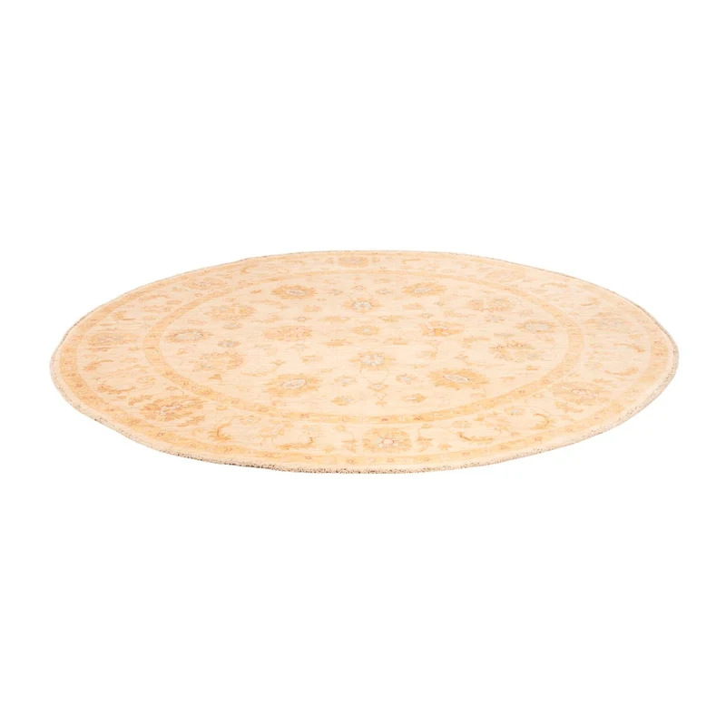 Ziegler Teppich rund - 199 x 200 cm - beige