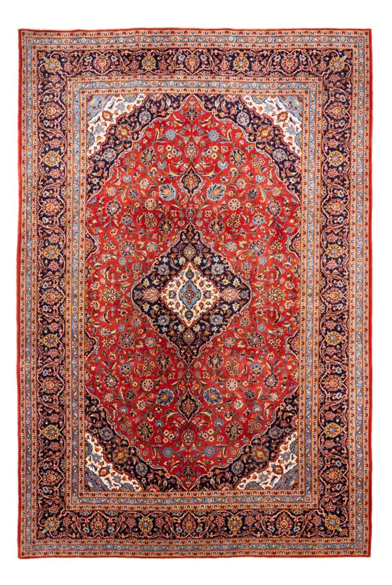 Keshan Teppich 248x380cm - Perserteppich - rot