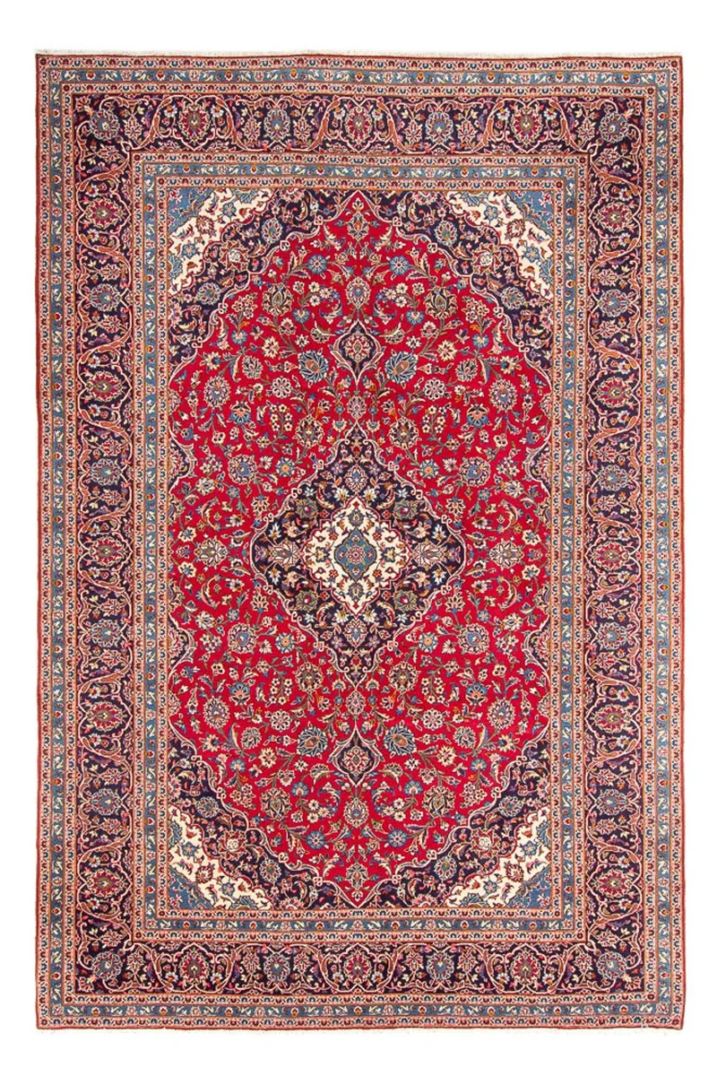 Keshan Teppich 248x360cm - Perserteppich - rot