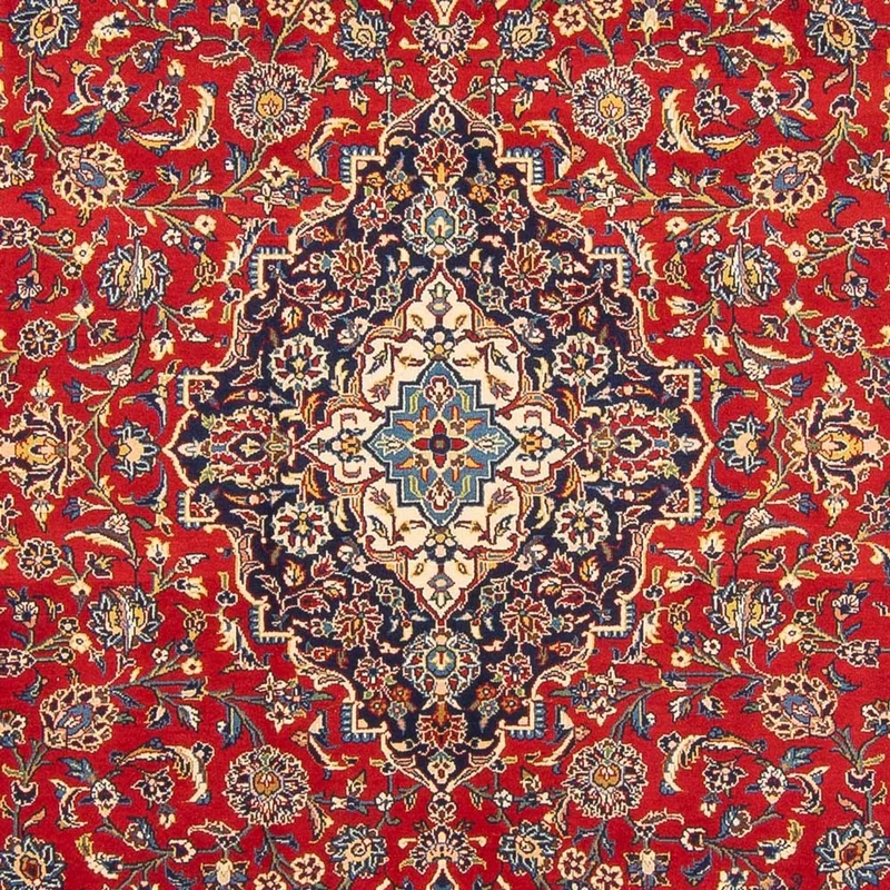 Keshan Teppich 250x353cm - Perserteppich - rot