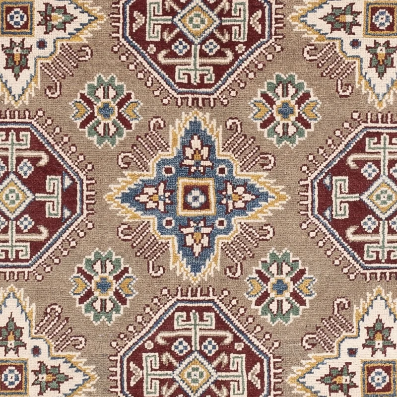 Kazak Teppich 150x212cm - Orientteppich - dunkelbeige