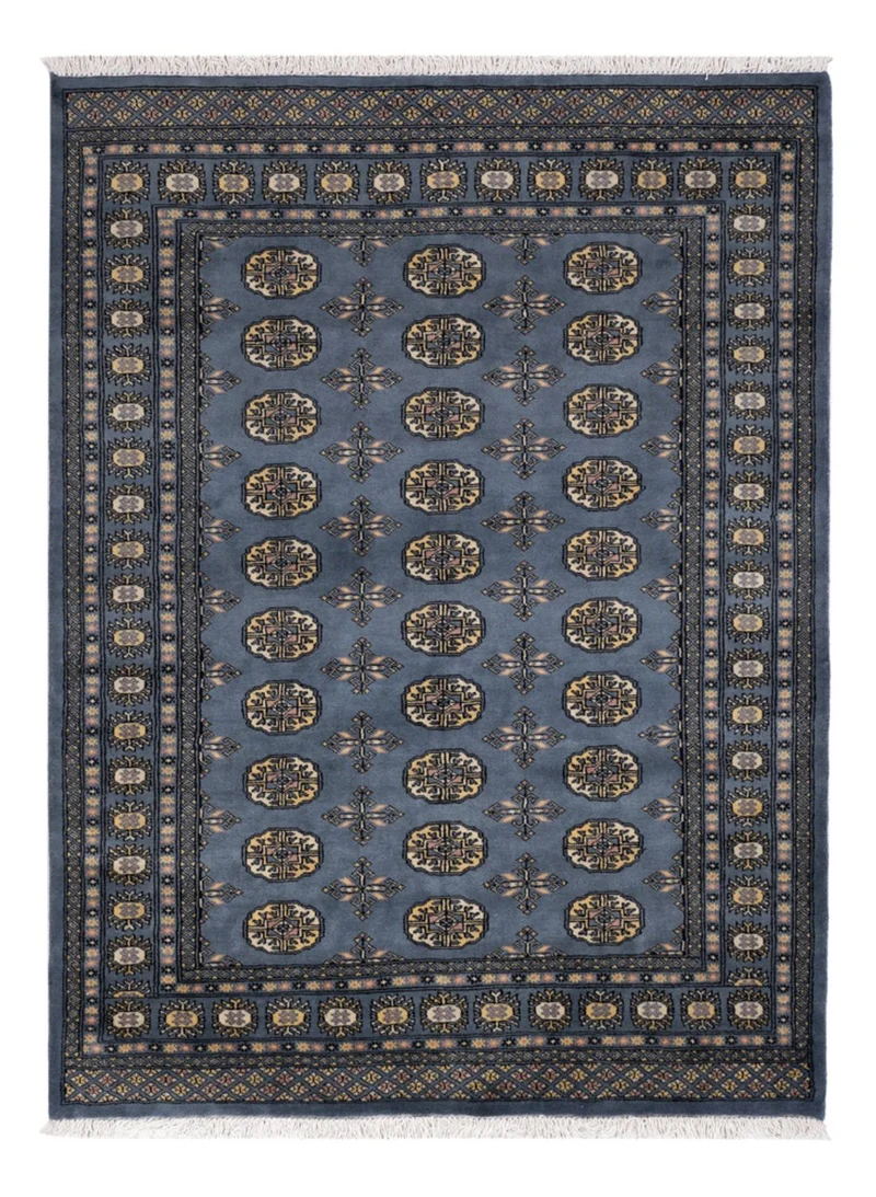 Pakistan Teppich 139x190cm - Orientteppich - blau