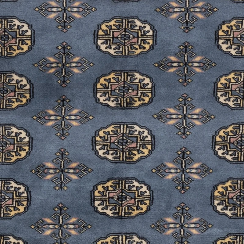 Pakistan Teppich 139x190cm - Orientteppich - blau