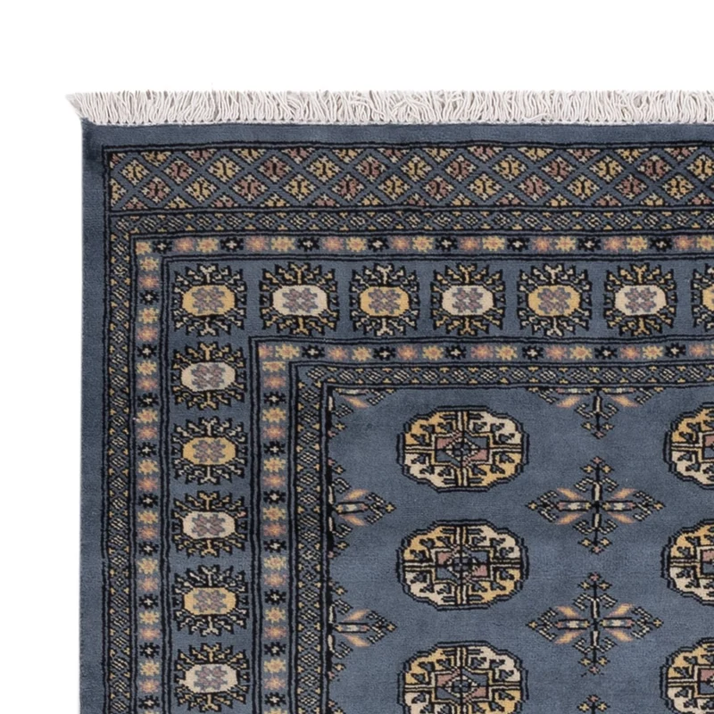 Pakistan Teppich 139x190cm - Orientteppich - blau