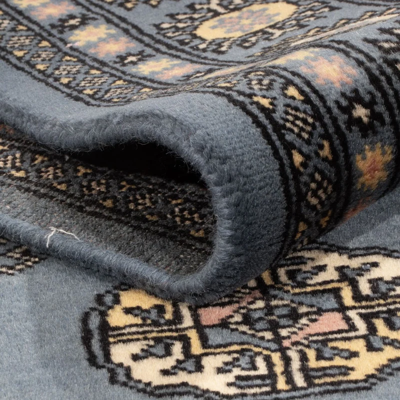 Pakistan Teppich 139x190cm - Orientteppich - blau