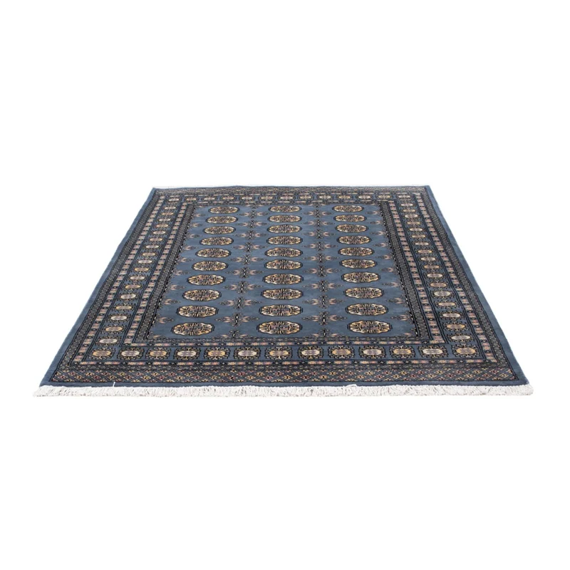 Pakistan Teppich 139x190cm - Orientteppich - blau