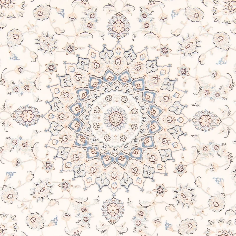 Perserteppich - Nain rund - 200 x 200 cm - creme