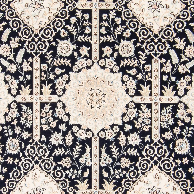 Perserteppich - Nain - 170 x 233 cm - dunkelblau
