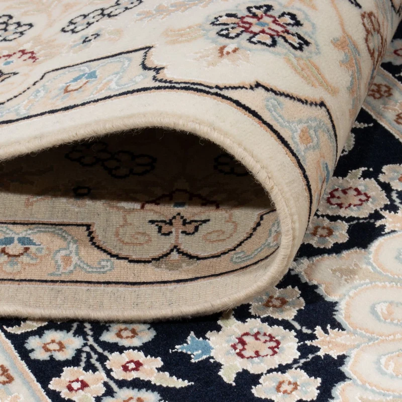 Perserteppich - Nain - 170 x 233 cm - dunkelblau