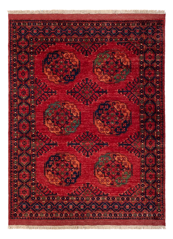 Khal Mohammadi Teppich 155x200cm - Orientteppich - rot
