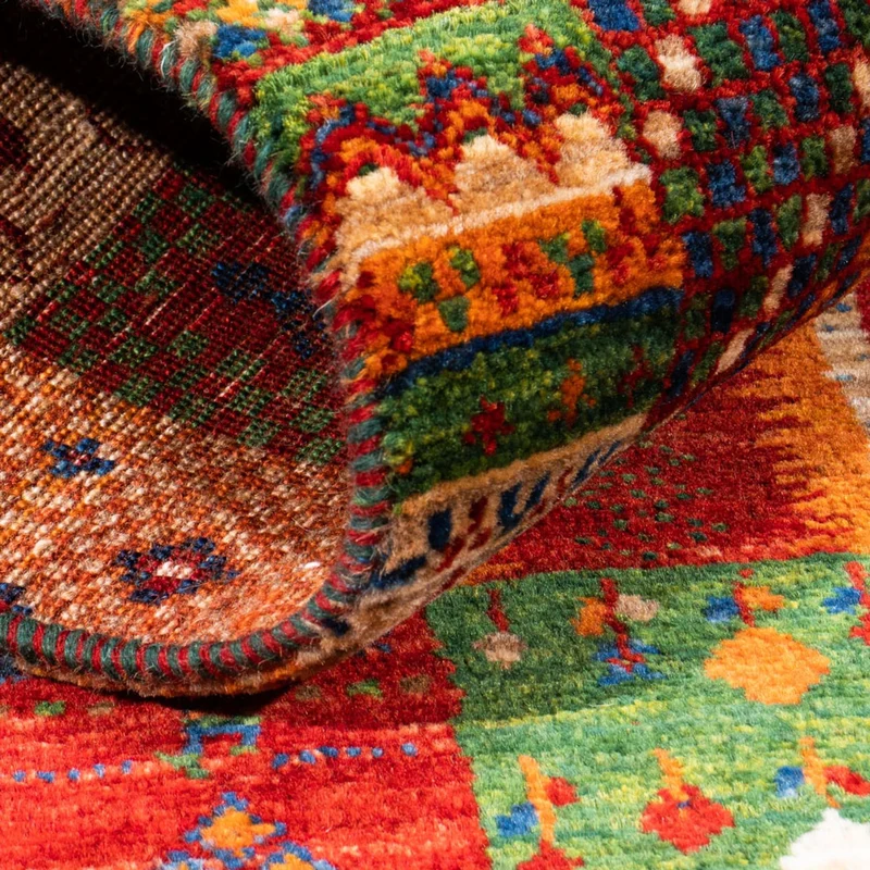 Loribaft Teppich Perser 88x137cm - Orientteppich - mehrfarbig
