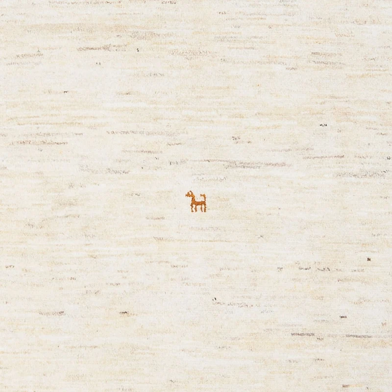 Gabbeh Persisch Teppich 120x176cm - Perserteppich Wollteppich - beige