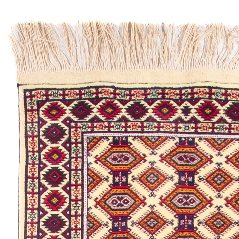 Afghan Teppich 90x390cm - Orientteppich - beige