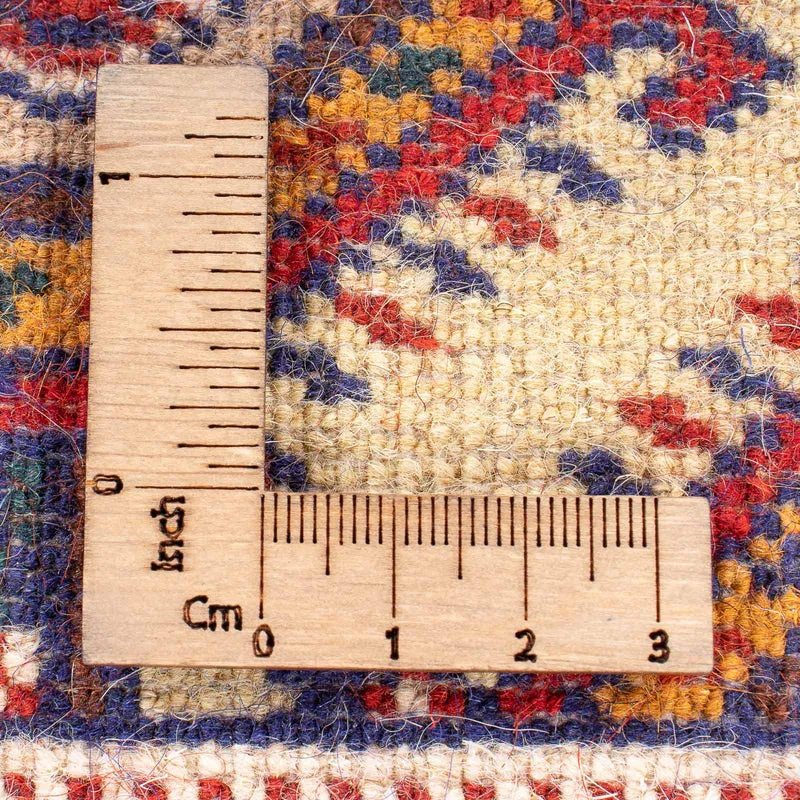 Afghan Teppich 90x390cm - Orientteppich - beige