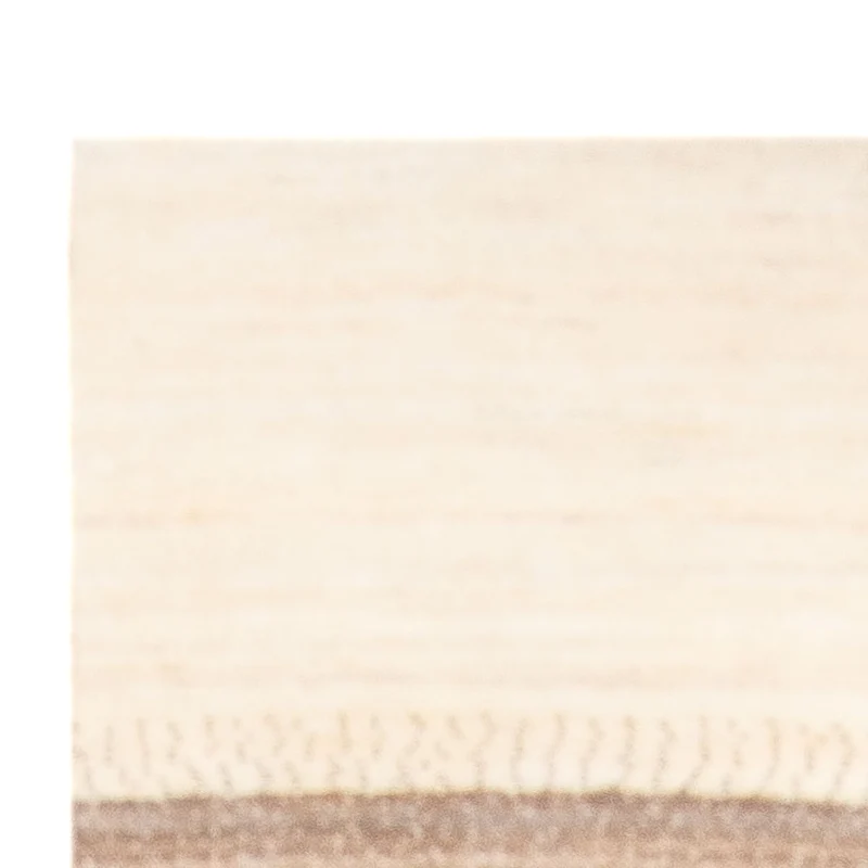 Gabbeh Persisch Teppich 80x339cm - Perserteppich Wollteppich - natur