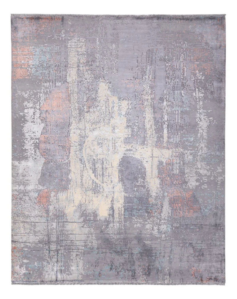 Designer Teppich 249x305cm - mehrfarbig