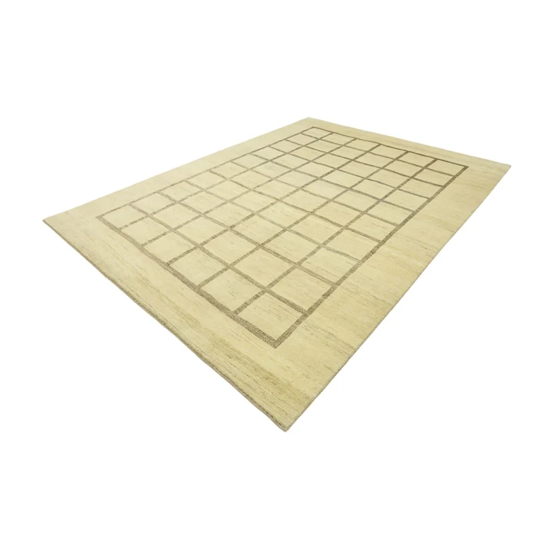 Gabbeh Persisch Teppich 233x325cm - Perserteppich Wollteppich - beige