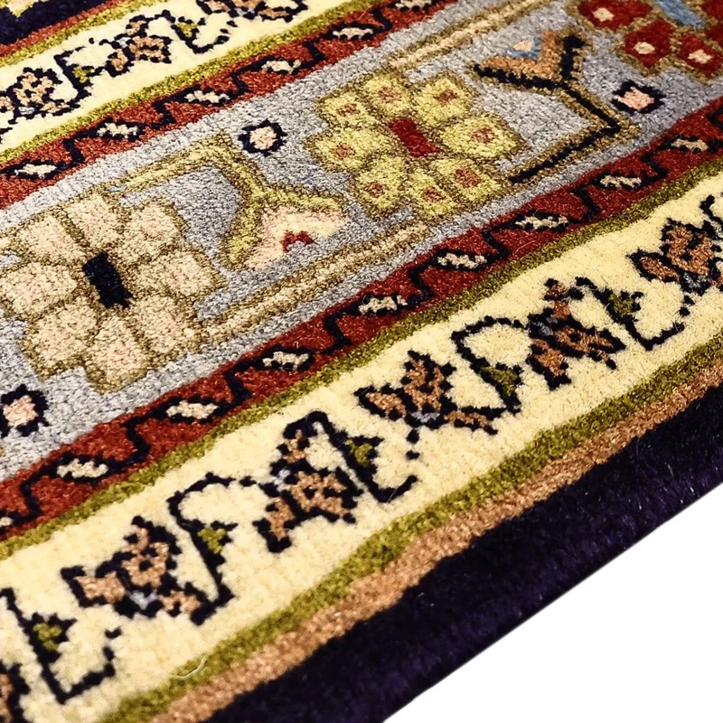 Sharbabak Teppich 148x210cm - Perserteppich - grün