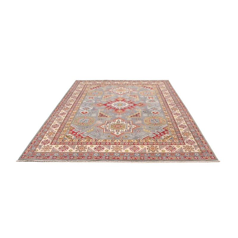 Kazak Teppich 202x302cm - Orientteppich - hellblau