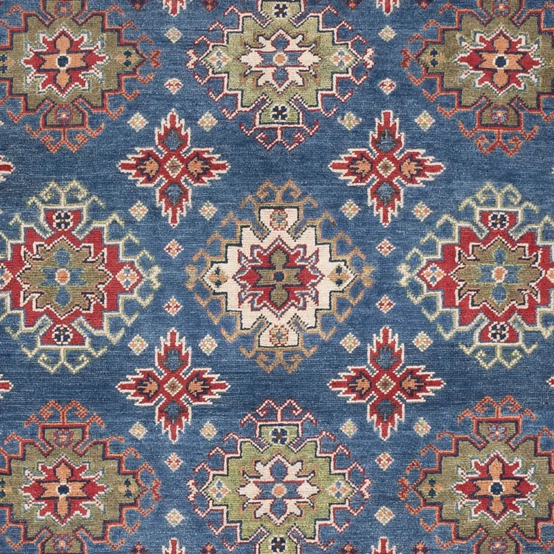 Kazak Teppich 204x298cm - Orientteppich - blau