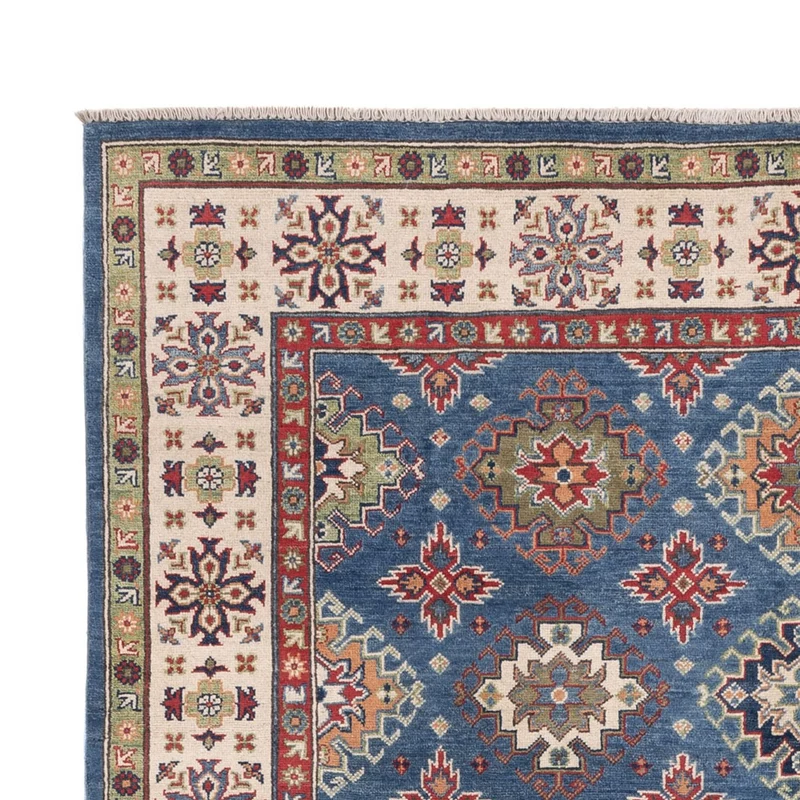 Kazak Teppich 204x298cm - Orientteppich - blau