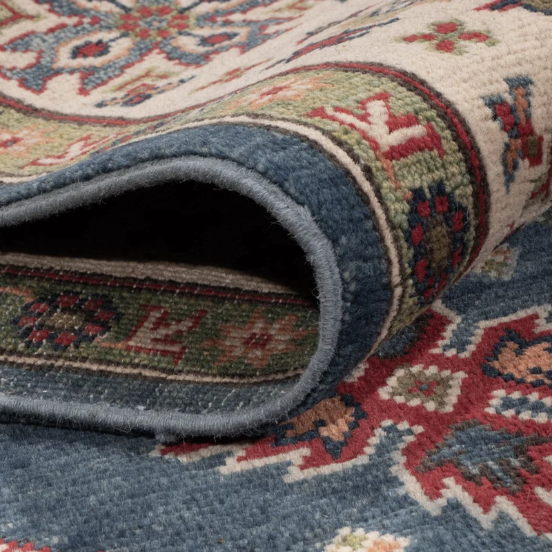 Kazak Teppich 204x298cm - Orientteppich - blau