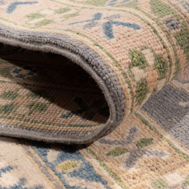 Kazak Teppich 201x299cm - Orientteppich - seeblau