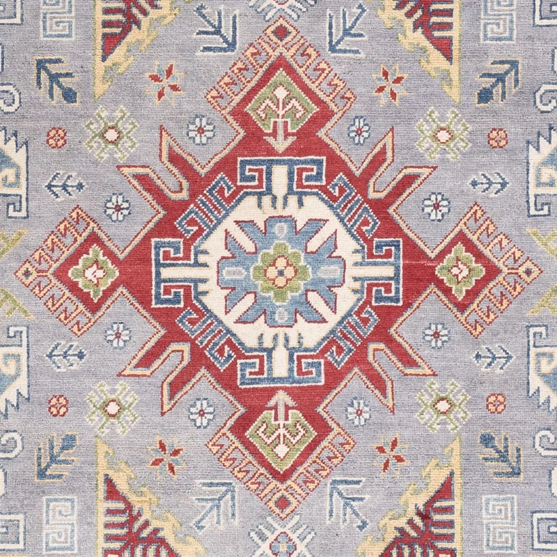 Kazak Teppich 201x301cm - Orientteppich - hellblau