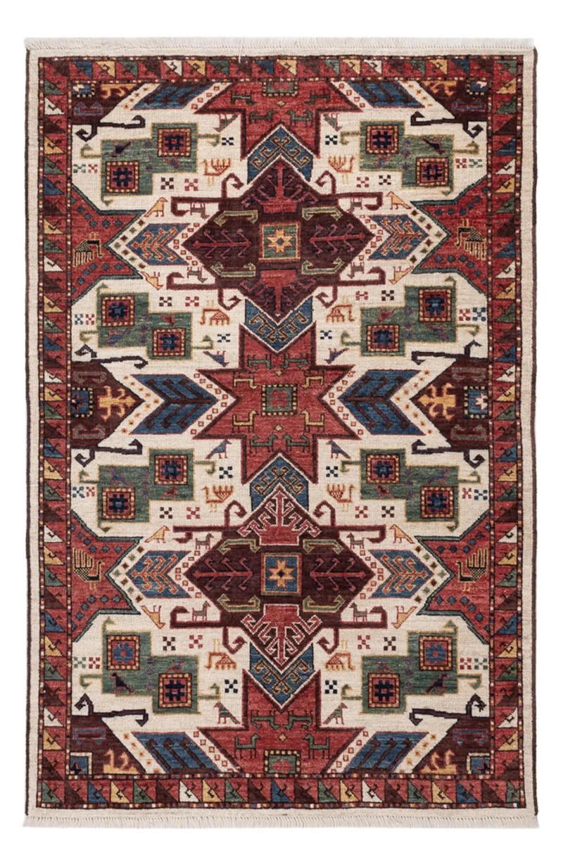 Kazak Teppich 109x167cm - Orientteppich - mehrfarbig